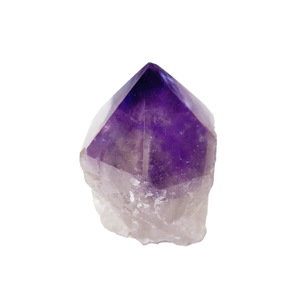 Natural amethyst point