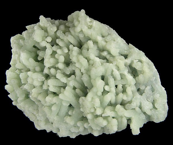 Botryoidal pale green prehnite