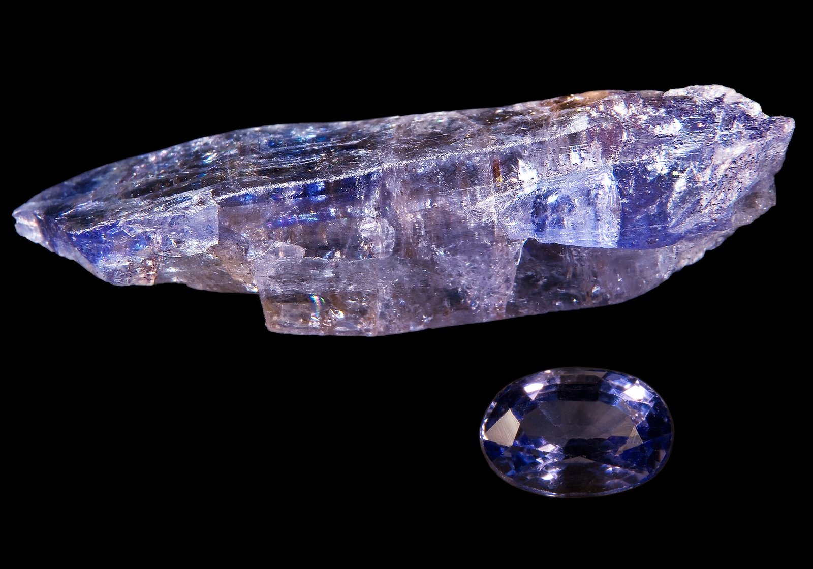 Natural tanzanite available to buy